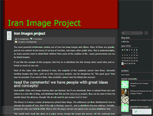 Tablet Screenshot of iranimagesproject.wordpress.com