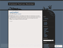 Tablet Screenshot of montrealgirl.wordpress.com