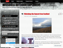 Tablet Screenshot of outdoorexplorers.wordpress.com