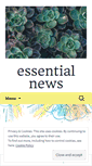 Mobile Screenshot of essentialhealingoils.wordpress.com