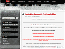 Tablet Screenshot of longbridgecf.wordpress.com