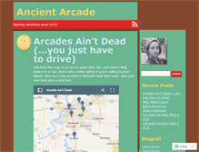 Tablet Screenshot of ancientarcade.wordpress.com