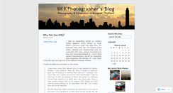 Desktop Screenshot of bkkphotographer.wordpress.com