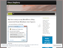 Tablet Screenshot of klauswagtberg.wordpress.com
