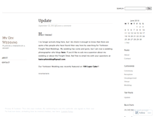 Tablet Screenshot of johnandkatesdiywedding.wordpress.com