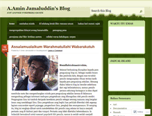 Tablet Screenshot of aminjamaluddin.wordpress.com