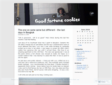 Tablet Screenshot of goodfortunecookies.wordpress.com