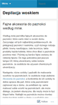 Mobile Screenshot of depilacjawoskiem.wordpress.com