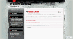 Desktop Screenshot of 15minutesofwow.wordpress.com