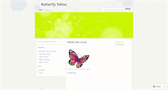 Desktop Screenshot of butterflytattoodesign.wordpress.com