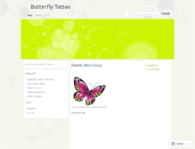 Tablet Screenshot of butterflytattoodesign.wordpress.com