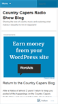 Mobile Screenshot of countrycapers.wordpress.com