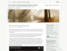 Tablet Screenshot of countrycapers.wordpress.com