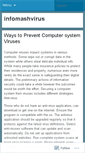 Mobile Screenshot of infomashvirus.wordpress.com