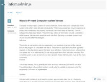 Tablet Screenshot of infomashvirus.wordpress.com