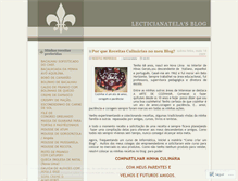 Tablet Screenshot of lecticianatela.wordpress.com