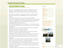 Tablet Screenshot of cbergamini.wordpress.com