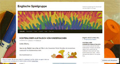 Desktop Screenshot of englischspielgruppe.wordpress.com