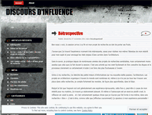 Tablet Screenshot of discoursdinfluence.wordpress.com