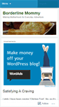 Mobile Screenshot of borderlinemommy.wordpress.com
