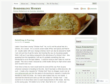 Tablet Screenshot of borderlinemommy.wordpress.com