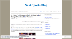 Desktop Screenshot of nextsportsblog.wordpress.com