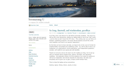Desktop Screenshot of boomerangu.wordpress.com