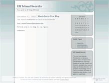 Tablet Screenshot of elfislandsecrets.wordpress.com