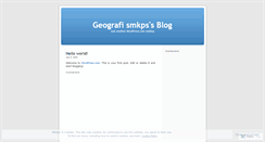 Desktop Screenshot of geosmkps.wordpress.com