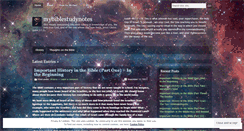 Desktop Screenshot of mybiblestudynotes.wordpress.com