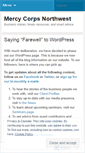Mobile Screenshot of mercycorpsnw.wordpress.com