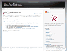 Tablet Screenshot of mercycorpsnw.wordpress.com