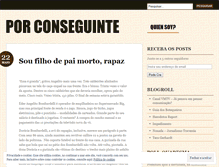 Tablet Screenshot of poliquaresma.wordpress.com