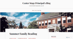 Desktop Screenshot of centerstageblog.wordpress.com