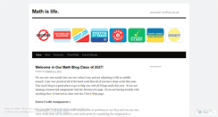 Desktop Screenshot of mathislife.wordpress.com