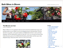 Tablet Screenshot of bathbikesinbloom.wordpress.com