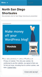 Mobile Screenshot of northsdshortsales.wordpress.com