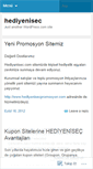 Mobile Screenshot of hediyenisec.wordpress.com