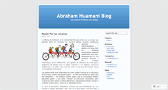 Desktop Screenshot of abrahamhuamani.wordpress.com