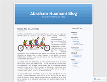Tablet Screenshot of abrahamhuamani.wordpress.com