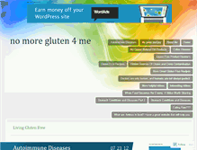 Tablet Screenshot of nomoregluten4me.wordpress.com