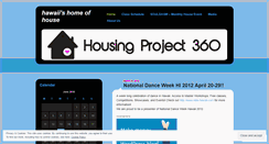 Desktop Screenshot of housingproject360.wordpress.com