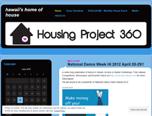 Tablet Screenshot of housingproject360.wordpress.com