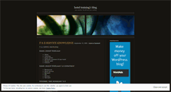 Desktop Screenshot of hoteltraining.wordpress.com