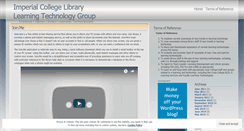 Desktop Screenshot of imperiallibrarylt.wordpress.com