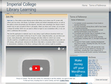 Tablet Screenshot of imperiallibrarylt.wordpress.com