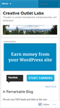 Mobile Screenshot of creativeoutletlabs.wordpress.com