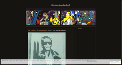 Desktop Screenshot of encyclopediaofevil.wordpress.com