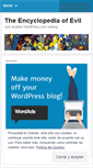 Mobile Screenshot of encyclopediaofevil.wordpress.com