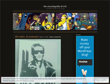 Tablet Screenshot of encyclopediaofevil.wordpress.com
